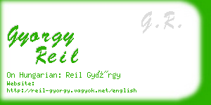 gyorgy reil business card